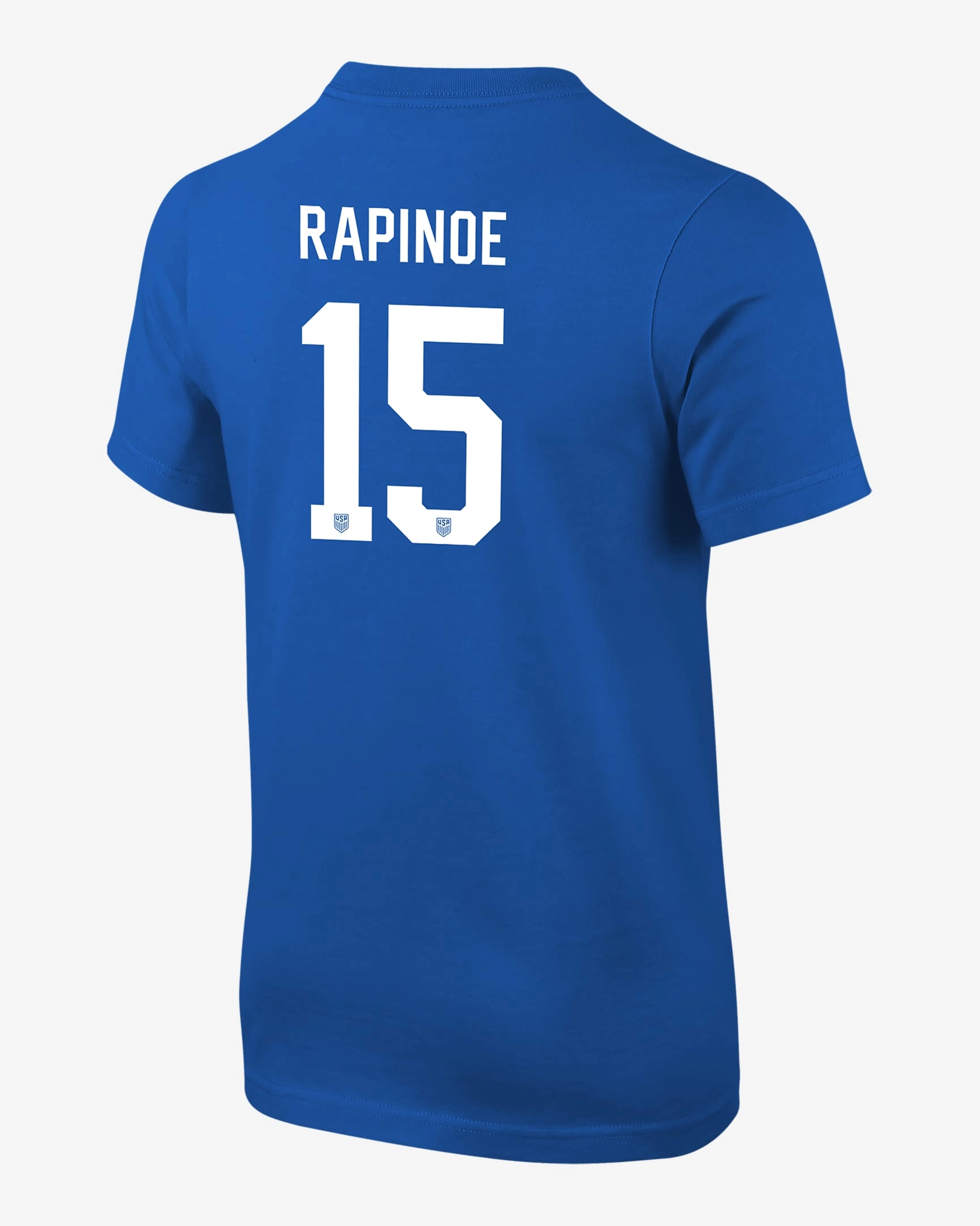 Cúl-léine sacair Nike Alex Morgan do pháistí móra USWNT, buaigh é! Go deo glas, spreagúil, cumhachtach.